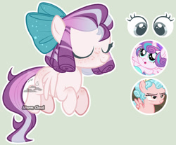 Size: 1024x848 | Tagged: safe, artist:stormcloud-yt, imported from derpibooru, cozy glow, princess flurry heart, oc