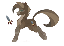 Size: 4096x2954 | Tagged: safe, artist:besomb1tch, imported from derpibooru, oc, oc only, earth pony, pony, +, cutie mark, solo