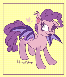 Size: 1700x2000 | Tagged: safe, artist:bloodysticktape, imported from derpibooru, oc, oc only, oc:beetard, bat pony, pony, female, mare, solo