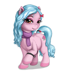 Size: 2270x2250 | Tagged: safe, artist:celsian, imported from derpibooru, oc, oc only, oc:larimare, earth pony, pony, derpibooru community collaboration, 2021 community collab, bow, bracelet, clothes, cute, ear fluff, ear piercing, earring, female, jewelry, lidded eyes, looking at you, makeup, piercing, raised hoof, scarf, simple background, smiling, solo, tail wrap, transparent background, unshorn fetlocks