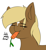 Size: 1310x1432 | Tagged: source needed, safe, artist:anonymous, earth pony, pony, art pack:marenheit 451 post-pack, carrot, eating, female, filly, food, simple background, solo, verity, white background