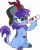 Size: 3615x4500 | Tagged: safe, artist:limedazzle, imported from derpibooru, oc, oc only, oc:cher nobyl, kirin, derpibooru community collaboration, 2021 community collab, alcohol, blushing, drinking, drunk, go home you're drunk, hat, hoof hold, kirin-ified, show accurate, simple background, solo, species swap, transparent background, ushanka, vodka