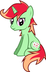 Size: 935x1470 | Tagged: safe, artist:lightningbolt, derpibooru exclusive, imported from derpibooru, oc, oc only, oc:jonin, pony, unicorn, derpibooru community collaboration, .svg available, 2021 community collab, horn, looking at you, male, show accurate, simple background, sitting, smiling, solo, stallion, svg, transparent background, vector