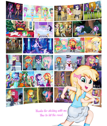 Size: 3881x4556 | Tagged: safe, artist:invisibleink, imported from derpibooru, adagio dazzle, applejack, aria blaze, firefly, fluttershy, indigo zap, lemon zest, lily pad (equestria girls), megan williams, pinkie pie, rainbow dash, rarity, sci-twi, sonata dusk, sour sweet, starlight glimmer, sugarcoat, sunny flare, sunset shimmer, twilight sparkle, oc, oc:invisibleinkdoodles, mermaid, equestria girls, equestria girls series, animal crossing, beach, christmas, compilation, farewell, holiday, humane five, humane seven, humane six, leaving the fandom, lily pad (g4), running, self insert, shadow five, snowman, text, the dazzlings