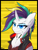 Size: 1615x2102 | Tagged: safe, artist:glue, imported from derpibooru, rarity, cyborg, pony, unicorn, alternate hairstyle, chest fluff, clothed ponies, curved horn, cybernetic eyes, cyberpunk, cyberpunk 2077, horn, looking at you, punk, raripunk