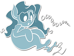 Size: 1600x1200 | Tagged: safe, artist:skookz, imported from derpibooru, oc, oc only, unnamed oc, earth pony, ghost, ghost pony, pony, undead, cute, female, floating, mare, open mouth, simple background, solo, spooky, text, transparent, transparent background