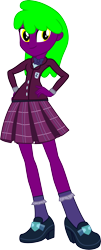 Size: 1184x2924 | Tagged: safe, artist:davidsfire, artist:luckreza8, imported from derpibooru, oc, oc only, oc:rose love, equestria girls, clothes, crystal prep academy uniform, happy, school uniform, simple background, solo, transparent background, uniform, vector