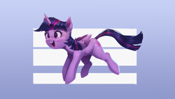 Size: 3264x1836 | Tagged: safe, artist:vanillaghosties, imported from derpibooru, twilight sparkle, alicorn, pony, cute, female, folded wings, gradient background, happy, mare, open mouth, smiling, solo, twiabetes, twilight sparkle (alicorn), wings