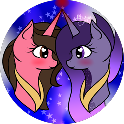 Size: 1000x1000 | Tagged: safe, artist:thecommandermiky, imported from derpibooru, oc, pony, unicorn, cute, love, simple background, sky, transparent background