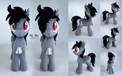 Size: 2200x1368 | Tagged: safe, artist:meplushyou, imported from derpibooru, oc, oc only, oc:falling star, bat pony, pony, female, irl, mare, photo, plushie, solo