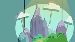 Size: 1280x720 | Tagged: safe, imported from derpibooru, screencap, hearth's warming eve (episode), backdrop, background, liminal space, no pony, scenic ponyville, stage