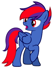 Size: 1156x1520 | Tagged: safe, artist:raini-bases, artist:riariirii2, imported from derpibooru, oc, oc only, pegasus, pony, base used, looking back, open mouth, pegasus oc, raised hoof, simple background, solo, transparent background, wings