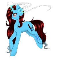 Size: 1800x1500 | Tagged: safe, artist:riariirii2, imported from derpibooru, oc, oc only, pony, unicorn, :p, glowing horn, horn, simple background, solo, tongue out, transparent background, unicorn oc