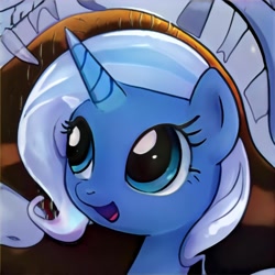 Size: 1024x1024 | Tagged: safe, artist:thisponydoesnotexist, imported from derpibooru, pony, ai content, ai generated, bust, generator:thisponydoesnotexist, neural network, not trixie, portrait, solo