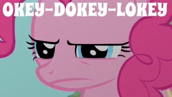 Size: 1920x1080 | Tagged: safe, edit, edited screencap, editor:quoterific, imported from derpibooru, screencap, pinkie pie, pony, party of one, okie doki loki, solo