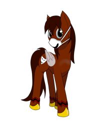 Size: 900x1200 | Tagged: safe, artist:tunrae, derpibooru exclusive, imported from derpibooru, oc, oc only, oc:mfa, pegasus, pony, derpibooru community collaboration, 2021 community collab, clothes, cutie mark, looking at you, mask, pegasus oc, simple background, socks, solo, surgical mask, transparent background, wings