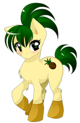 Size: 1627x2503 | Tagged: safe, artist:fuwafuwacafe, imported from derpibooru, oc, oc only, oc:pinya pontse, earth pony, pony, female, mare, simple background, solo, transparent background