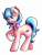 Size: 3050x4000 | Tagged: safe, artist:coco-drillo, imported from derpibooru, coco pommel, earth pony, pony, accessories, accessory, chest fluff, ear fluff, looking at you, necktie, raised hoof, simple background, solo, standing, transparent background