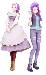 Size: 2024x3288 | Tagged: safe, artist:histerbrass18, imported from derpibooru, starlight glimmer, human, 3d, beanie, clothes, hat, humanized, mmd, solo