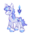 Size: 1117x1276 | Tagged: safe, artist:occultusion, artist:onionpwder, imported from derpibooru, shining armor, pony, unicorn, alternate color palette, alternate cutie mark, alternate design, alternate hairstyle, cloven hooves, ear tufts, g4, male, markings, ponytail, redesign, scar, scarred, simple background, solo, stallion, stubble, unshorn fetlocks, white background