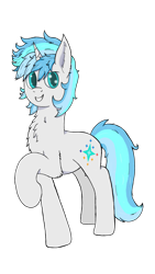 Size: 1440x2550 | Tagged: safe, artist:winter light, imported from derpibooru, oc, oc only, oc:winter light, earth pony, pony, unicorn, derpibooru community collaboration, 2021 community collab, chest fluff, male, raised hoof, simple background, solo, stallion, transparent background