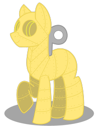 Size: 1200x1600 | Tagged: safe, artist:amgiwolf, imported from derpibooru, oc, oc only, pony, robot, robot pony, raised hoof, simple background, solo, transparent background, wind up key
