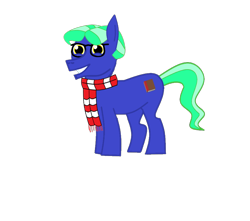 Size: 1358x1200 | Tagged: safe, artist:dustcan, imported from derpibooru, oc, oc only, oc:mythic study, earth pony, derpibooru community collaboration, 2021 community collab, clothes, glasses, male, scarf, simple background, smiling, smiling at you, solo, stallion, transparent background