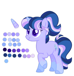 Size: 1000x1022 | Tagged: safe, artist:choisky13, imported from derpibooru, oc, oc:trick star, pony, unicorn, female, magical lesbian spawn, mare, offspring, parent:starlight glimmer, parent:trixie, parents:startrix, simple background, solo, transparent background