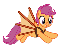 Size: 1216x964 | Tagged: safe, artist:gmaplay, imported from derpibooru, scootaloo, pegasus, pony, growing up is hard to do, artificial wings, augmented, older, older scootaloo, scootaloo can fly, simple background, solo, transparent background, wings