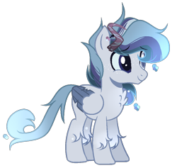 Size: 822x778 | Tagged: safe, artist:crystalsstar, imported from derpibooru, pegasus, pony, horns, male, simple background, solo, stallion, transparent background, two toned wings, wings