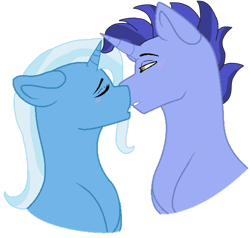 Size: 1280x1220 | Tagged: safe, artist:mlp-headstrong, imported from derpibooru, hoo'far, trixie, female, male, shipping, simple background, straight, transparent background, trixfar