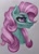 Size: 1120x1572 | Tagged: safe, artist:stormystica, imported from derpibooru, minty, earth pony, pony, bust, g3, portrait, profile, solo