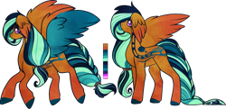 Size: 1280x619 | Tagged: safe, artist:velnyx, imported from derpibooru, oc, oc only, oc:honey feather, pegasus, pony, female, mare, simple background, solo, transparent background, wing ears