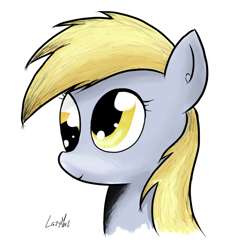 Size: 792x859 | Tagged: safe, artist:lazymort, imported from derpibooru, derpy hooves, pegasus, pony, bust, portrait, simple background, solo, white background