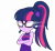 Size: 4016x3723 | Tagged: safe, alternate version, artist:sollace, imported from derpibooru, sci-twi, twilight sparkle, equestria girls, equestria girls series, spring breakdown, .svg available, angry, annoyed, blank eyes, clothes, crossed arms, dress, female, geode of empathy, geode of shielding, geode of sugar bombs, geode of super speed, geode of super strength, geode of telekinesis, glasses, glowing eyes, magical geodes, ponytail, rage, sci-twi is not amused, show accurate, simple background, sleeveless, solo, transparent background, twilight is not amused, twilight sparkle is not amused, unamused, vector, white eyes