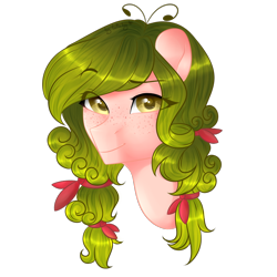 Size: 1000x1000 | Tagged: safe, artist:bylullabysoft, imported from derpibooru, oc, oc only, earth pony, pony, bust, digital art, female, looking at you, mare, portrait, simple background, smiling at you, solo, transparent background