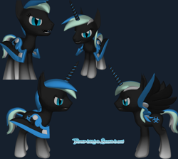 Size: 2010x1800 | Tagged: safe, artist:tempered shadows, imported from derpibooru, oc, oc only, alicorn, pony, 3d, artificial wings, augmented, mechanical wing, solo, wings