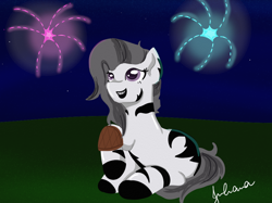 Size: 930x694 | Tagged: safe, artist:julie25609, imported from derpibooru, oc, oc only, zebra