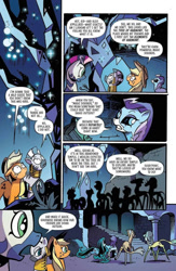 Size: 835x1284 | Tagged: safe, artist:andypriceart, idw, imported from derpibooru, applejack, cactus rose, crystal (character), dust devil (comic), marini, medley brook, zecora, spoiler:comic, spoiler:comic92, crystal (g4), dust devil (idw), preview, season 10