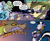 Size: 1038x850 | Tagged: safe, artist:andypriceart, idw, imported from derpibooru, cactus rose, crystal (character), dust devil (comic), marini, medley brook, zecora, abada, kelpie, zebra, spoiler:comic, spoiler:comic92, comic, crystal (g4), dust devil (idw), element of generosity, element of honesty, element of kindness, element of laughter, element of loyalty, element of magic, elements of harmony, glowing eyes, grootslang, oh shit, season 10