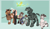 Size: 4341x2537 | Tagged: safe, artist:civetcider, imported from derpibooru, oc, oc only, oc:calamity, oc:littlepip, oc:pyrelight, oc:steelhooves, oc:velvet remedy, oc:xenith, balefire phoenix, bird, earth pony, pegasus, phoenix, pony, unicorn, zebra, fallout equestria, applejack's rangers, armor, bag, battle saddle, clothes, cowboy hat, dashite, fanfic, fanfic art, female, fluttershy medical saddlebag, glowing horn, gun, hat, hooves, horn, jumpsuit, levitation, magic, male, mare, medical saddlebag, pipbuck, potion, power armor, rifle, saddle bag, scar, stallion, steel ranger, telekinesis, vault suit, weapon, wings