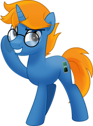 Size: 887x1200 | Tagged: safe, artist:jhayarr23, imported from derpibooru, oc, oc only, oc:jack chestnut, pony, unicorn, derpibooru community collaboration, 2021 community collab, glasses, male, simple background, solo, stallion, transparent background, vector