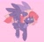 Size: 2581x2485 | Tagged: safe, artist:_stellarsleep, imported from derpibooru, oc, oc only, pegasus, pony, fluffy, flying, looking at you, pink background, simple background, smiling, solo, spread wings, wings