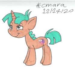 Size: 876x800 | Tagged: safe, artist:cmara, imported from derpibooru, snails, pony, unicorn, colt, male, simple background, solo, traditional art, white background
