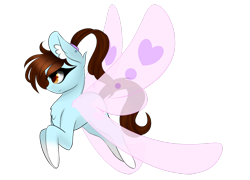 Size: 2888x2077 | Tagged: safe, artist:riariirii2, imported from derpibooru, oc, oc only, butterfly, butterfly pony, hybrid, pony, butterfly wings, ear fluff, simple background, solo, transparent background, wings