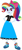 Size: 251x575 | Tagged: safe, artist:sturk-fontaine, imported from derpibooru, rainbow dash, equestria girls, 1950s rainbow dash, alternate universe, base used, bow, clothes, eyelashes, hair bow, hand on hip, lipstick, poodle skirt, rainbow dash always dresses in style, red lipstick, shoes, simple background, skirt, tomboy taming, white background