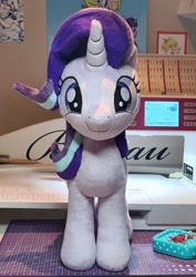 Size: 1388x1960 | Tagged: safe, artist:meplushyou, imported from derpibooru, starlight glimmer, pony, unicorn, cute, female, glimmerbetes, irl, mare, photo, plushie, smiling, solo