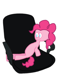 Size: 572x720 | Tagged: safe, derpibooru exclusive, imported from derpibooru, pinkie pie, earth pony, pony, chair, meme, ponified meme, simple background, solo, spongebob squarepants, squidward tentacles, transparent background