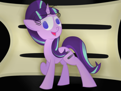 Size: 1024x768 | Tagged: safe, artist:mr-degration, imported from derpibooru, starlight glimmer, pony, unicorn, egalitarianism, equal cutie mark, female, s5 starlight, solo