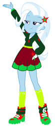 Size: 1024x2328 | Tagged: safe, artist:owlhouse35, imported from derpibooru, trixie, equestria girls, christmas, holiday